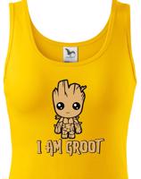 Dámské tričko Groot z filmu Strážci galaxie - Já jsem Groot na triku