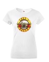 Dámské tričko Guns N’ Roses - tričko pro fanoušky hudební skupiny Guns N’ Roses