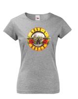 Dámské tričko Guns N’ Roses - tričko pro fanoušky hudební skupiny Guns N’ Roses