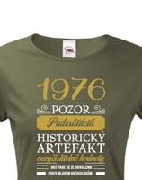 Dámské tričko Historický artefakt - s věkem na přání