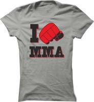 Dámské tričko I love mma