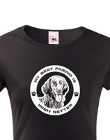 Dámské tričko Irský setr - dárek pro milovníky psů