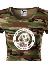 Dámské tričko Irský setr - dárek pro milovníky psů