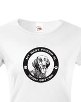 Dámské tričko Irský setr - dárek pro milovníky psů