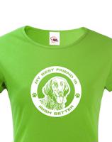 Dámské tričko Irský setr - dárek pro milovníky psů