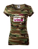Dámské tričko - Jestli tohle čteš přines mi víno