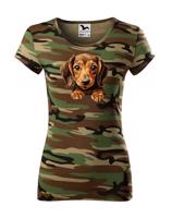 Dámské tričko Jezevčík - tričko pro milovníky psů