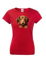 Dámské tričko Jezevčík - tričko pro milovníky psů