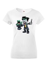 Dámské tričko Joker kouzelník -  tričko pro milovníky humoru a filmů