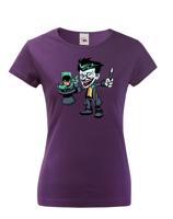 Dámské tričko Joker kouzelník -  tričko pro milovníky humoru a filmů