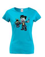 Dámské tričko Joker kouzelník -  tričko pro milovníky humoru a filmů