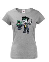 Dámské tričko Joker kouzelník -  tričko pro milovníky humoru a filmů