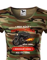 Dámské tričko Jsem babi motorkářka - skvělý dárek pro babi