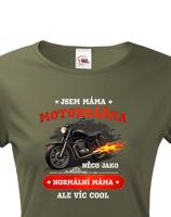 Dámské tričko Jsem babi motorkářka - skvělý dárek pro babi