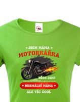 Dámské tričko Jsem babi motorkářka - skvělý dárek pro babi