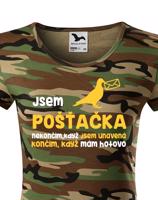 Dámské tričko Jsem pošťačka - ideální dárek pro všechny pošťačky