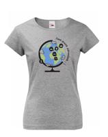 Dámské  tričko Jsem prostě světoběžník - skvělý dárek pro všechny turisty