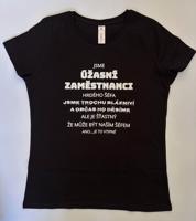 ★ Dámské tričko Jsme úžasní zaměstnanci