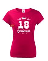 Dámské tričko k 18. narozeninám Limitovaná edice - dárek na 20. narozeniny