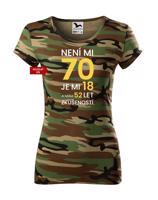 Dámské tričko k 70. narozeninám - skvělý dárek k 70. narozeninám