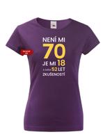 Dámské tričko k 70. narozeninám - skvělý dárek k 70. narozeninám