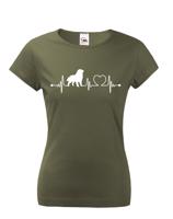 Dámské tričko k narozeninám - Bernský salašnický pes tep