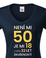 Dámské tričko k  narozeninám - nezapomenutelný dárek