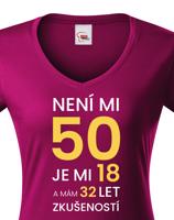 Dámské tričko k  narozeninám - nezapomenutelný dárek