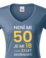 Dámské tričko k  narozeninám - nezapomenutelný dárek