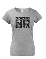 Dámské tričko k narozeninám s rokem narození - originální narozeninový dárek