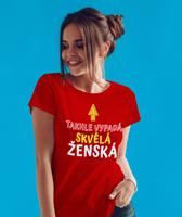 Dámské tričko k narozeninám Takhle vypadá skvělá ženská