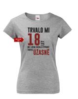 Dámské tričko k narozeninám trvalo mi 18 let než jsem začala vypadat takhle úžasně