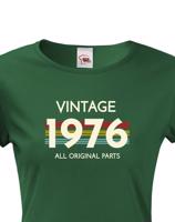Dámské tričko k narozeninám - Vintage all original parts