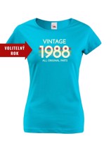 Dámské tričko k narozeninám - Vintage all original parts