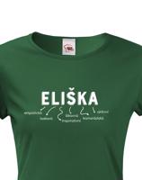 Dámské tričko k svátku s jménem Eliška