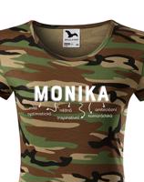 Dámské tričko k svátku s jménem Monika