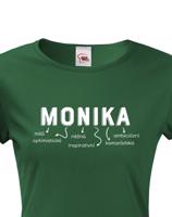 Dámské tričko k svátku s jménem Monika