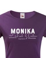 Dámské tričko k svátku s jménem Monika