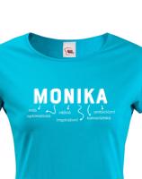 Dámské tričko k svátku s jménem Monika