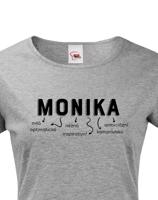 Dámské tričko k svátku s jménem Monika