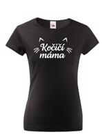 Dámské tričko kočičí máma - ideální dárek pro milovníky koček