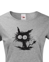 Dámské tričko kočko příšera  - ideální dárek pro milovníky koček