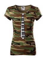 Dámské tričko - Kravata klavír