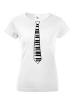 Dámské tričko - Kravata klavír