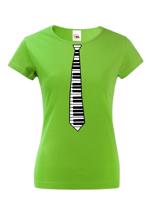 Dámské tričko - Kravata klavír