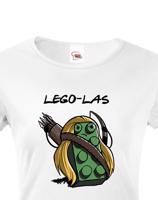 Dámské tričko Lego-Las. Skvělé jako dárek pro milovníky humoru.