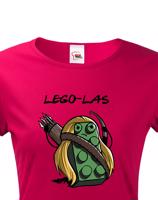 Dámské tričko Lego-Las. Skvělé jako dárek pro milovníky humoru.