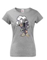 Dámské tričko Mandalorian smoker  - tričko pro milovníky humoru a filmů