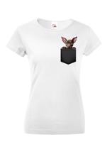 Dámské tričko Mexický naháč v kapsičce - kvalitní tisk a rychlé dodání