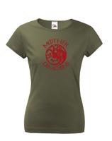 Dámské tričko Mother of Dragons - Khaleesi - motiv ze seriálu hra o trůny